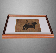 上杭书画装裱配框服务案例